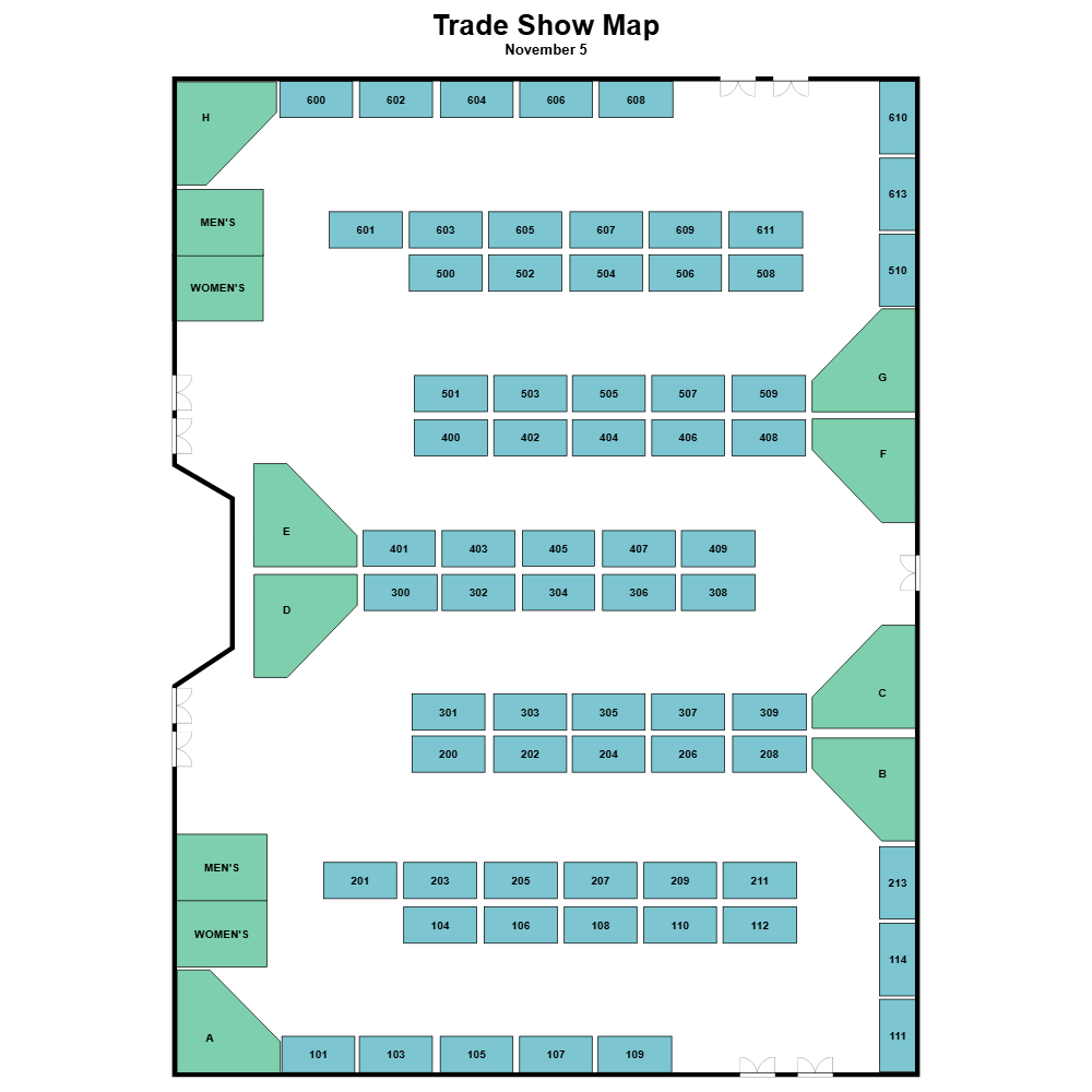 Example Image: Trade Show Map