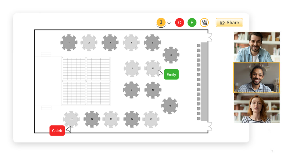 Collaborate on Event Layouts