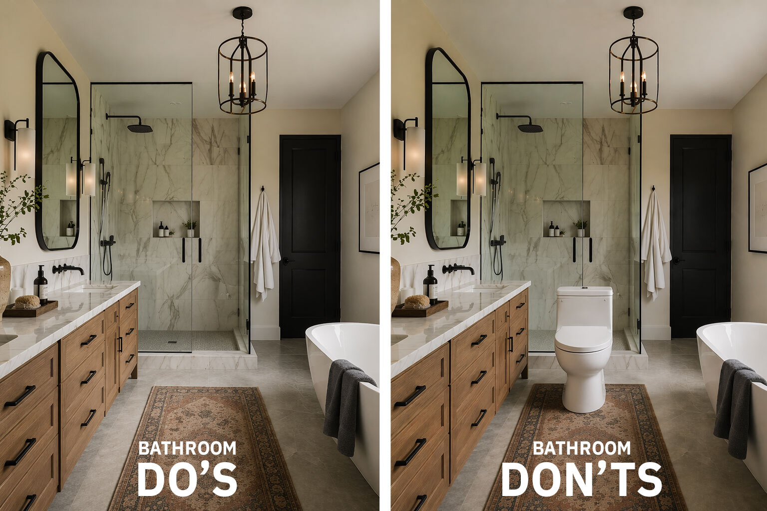Bathroom Layout Do's & Don'ts