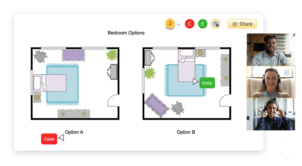 Collaborate on Room Layouts