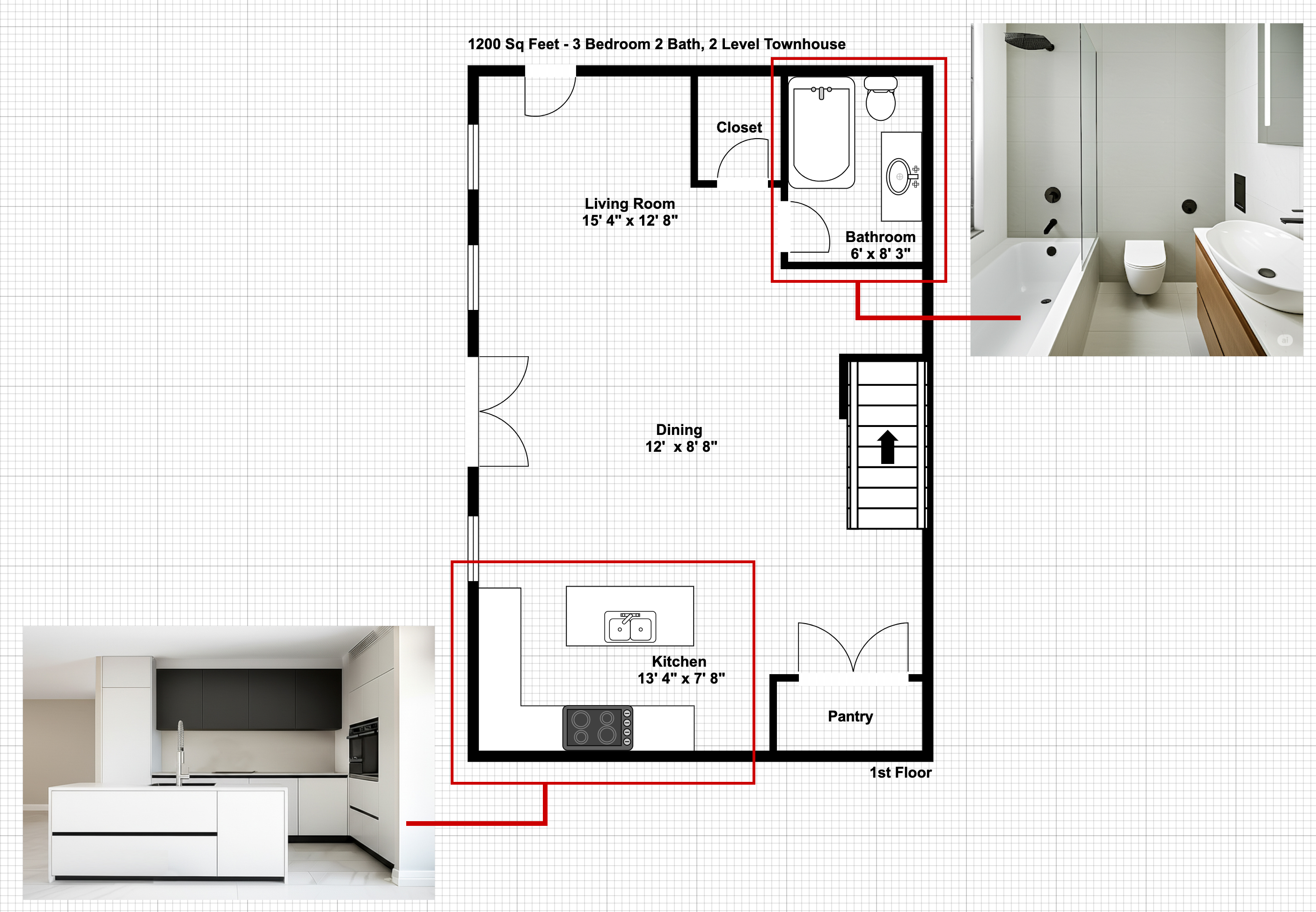 Enhance your floor plans with AI mood boards and designs