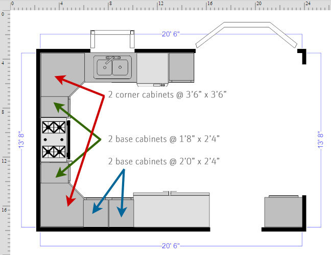 Home kitchen plan