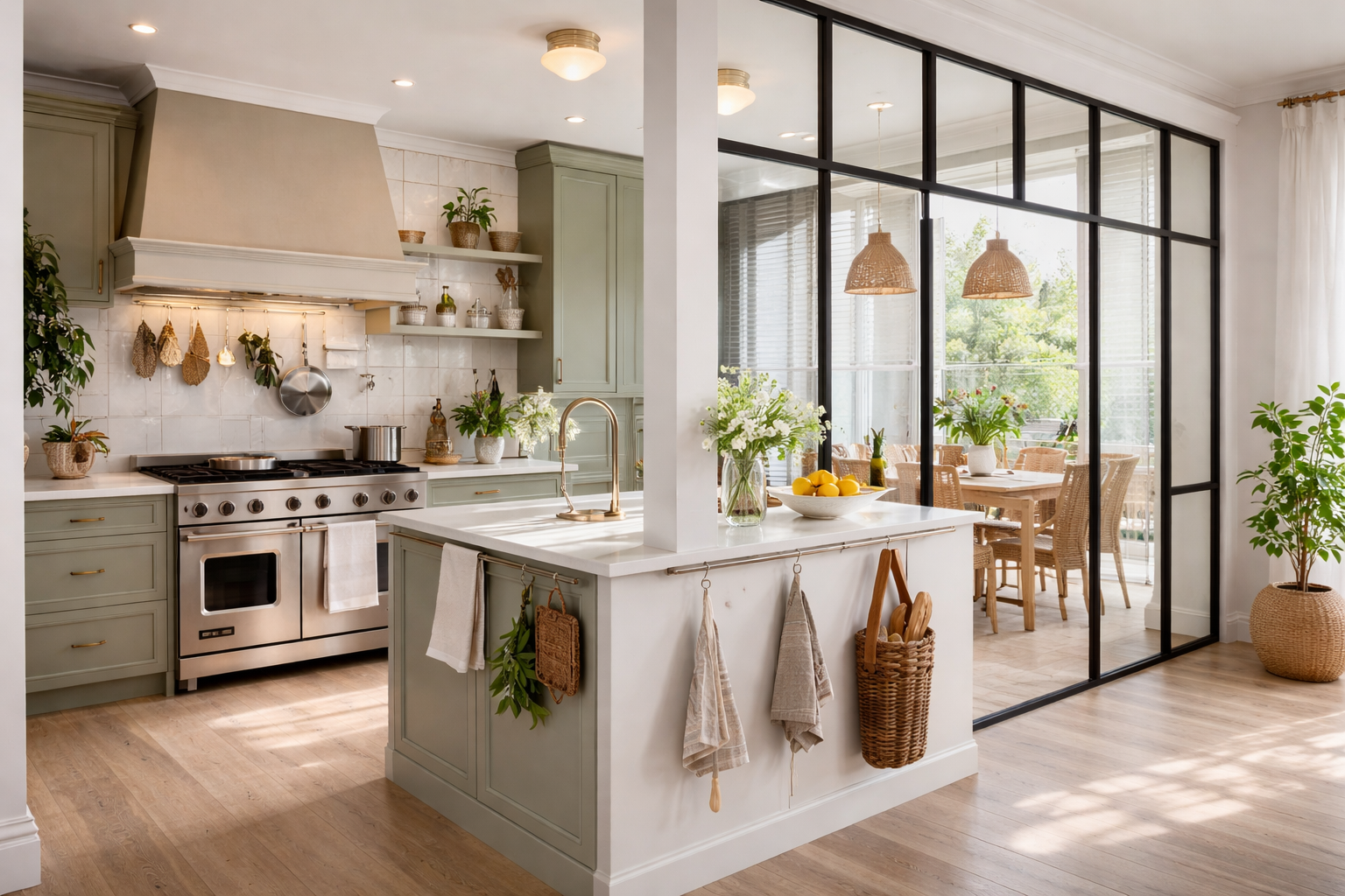 Open concept home floor plan