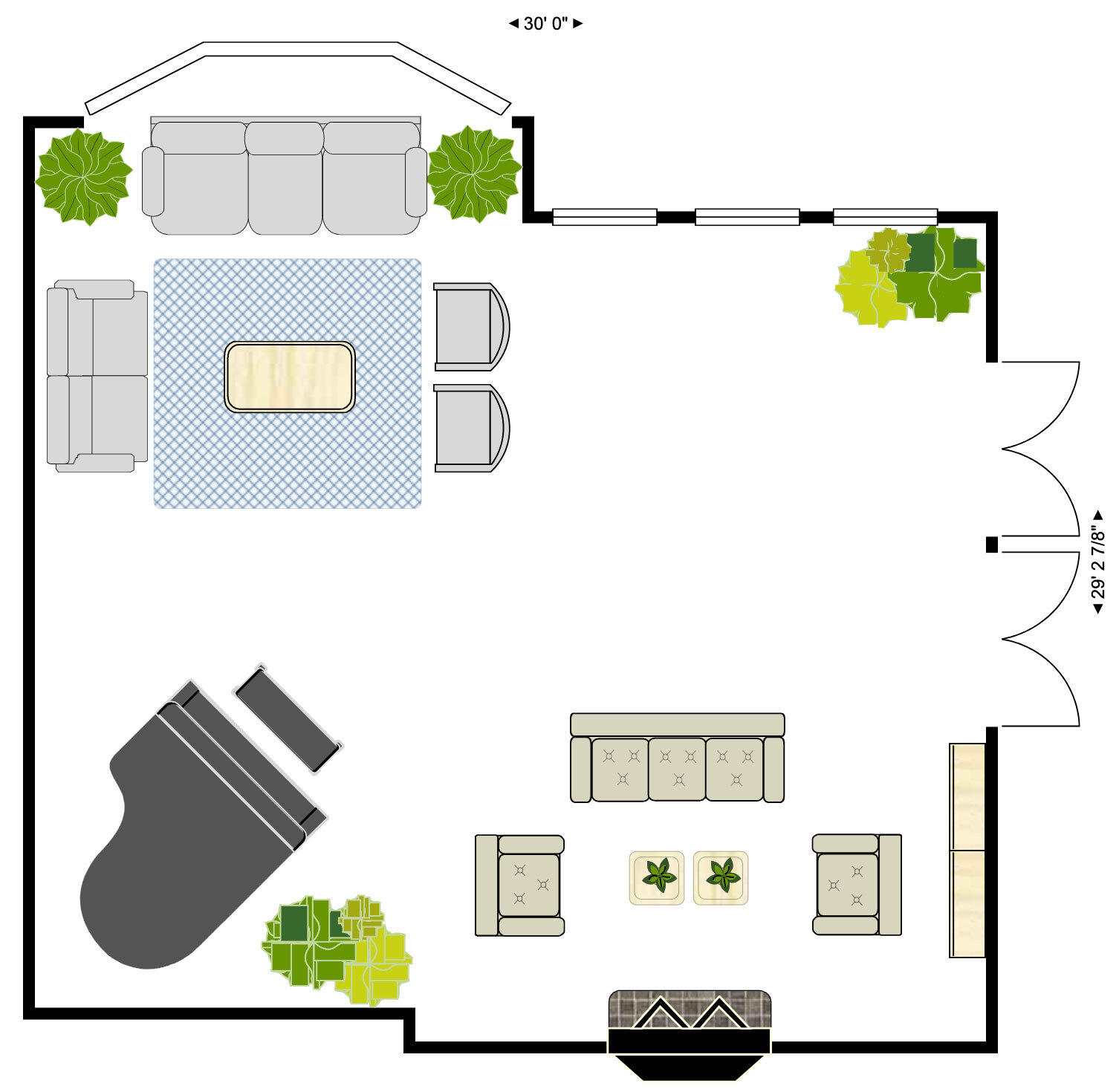 Living room design example
