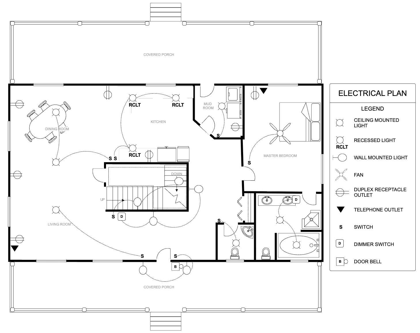 Floor plan for permit submission