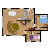 Modern Open Floor Plan