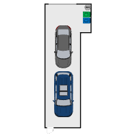 Tandem Garage Plan