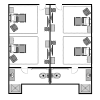 Healthcare Facility Plan - Patient Room