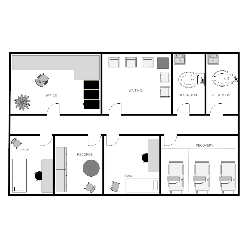 Example Image: Outpatient Clinic Facility Plan