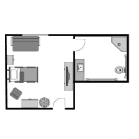 Patient Room Floor Plan