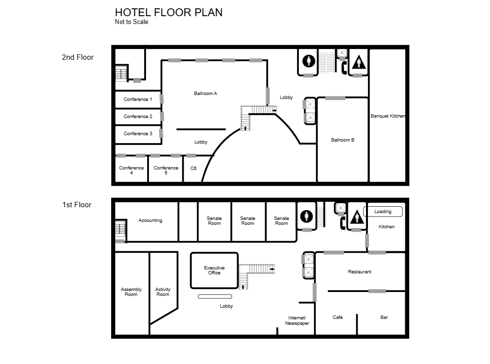 Example Image: Hotel Floor Plan