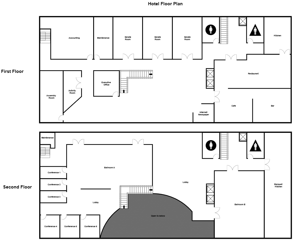 Example Image: Hotel Floor Plan