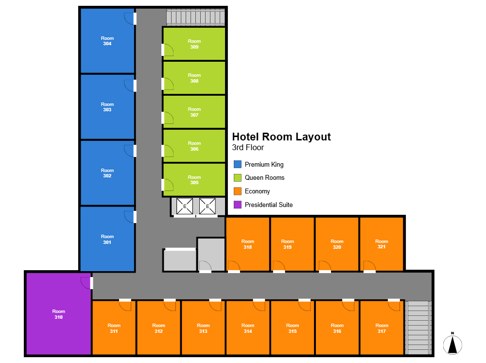 Example Image: Hotel Room Layout