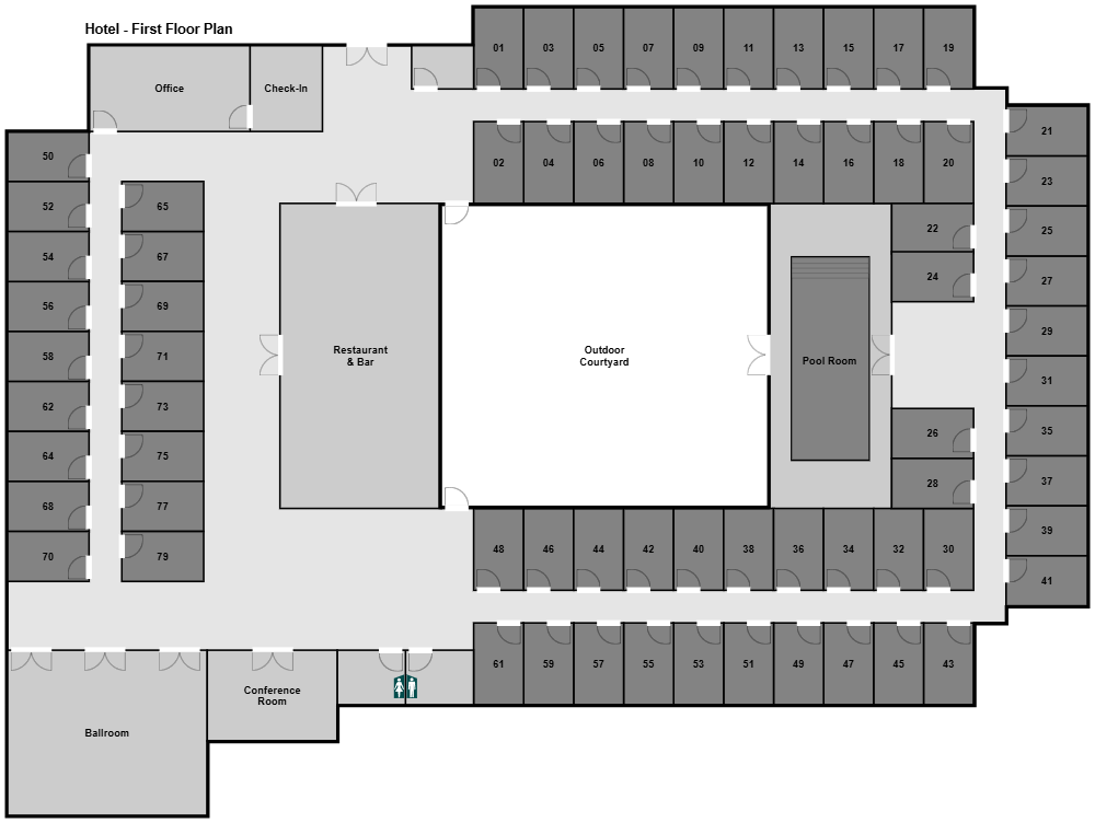 Example Image: Hotel Space Plan