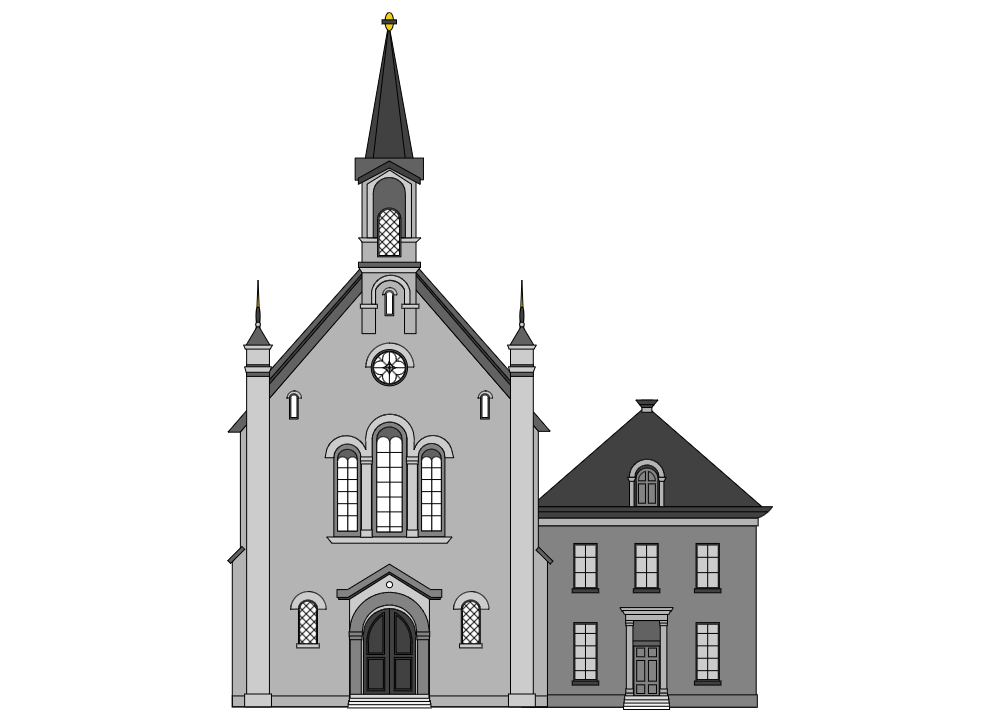 Example Image: Church Elevation Plan