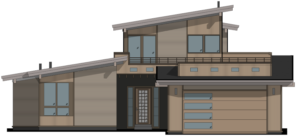 Example Image: House Elevation Design