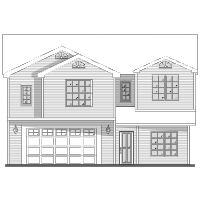 House Elevation in B&W