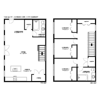 3 Bedroom 2 Bath 2 Story Townhouse