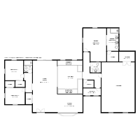 3 Bedroom 2.5 Bath Ranch-Style House Plan