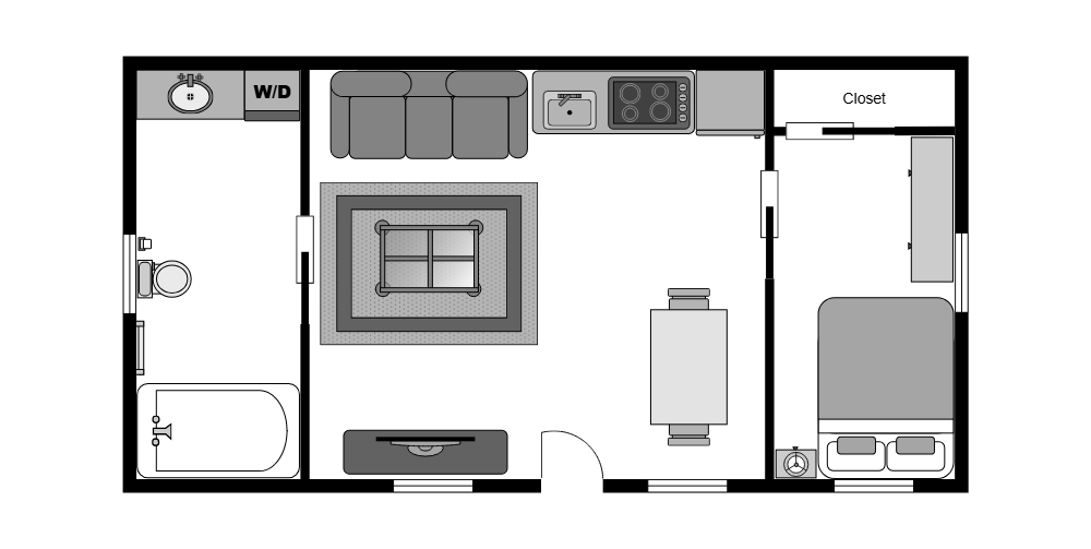 Example Image: Tiny House Floor Plan