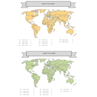 World Data Map Infographic