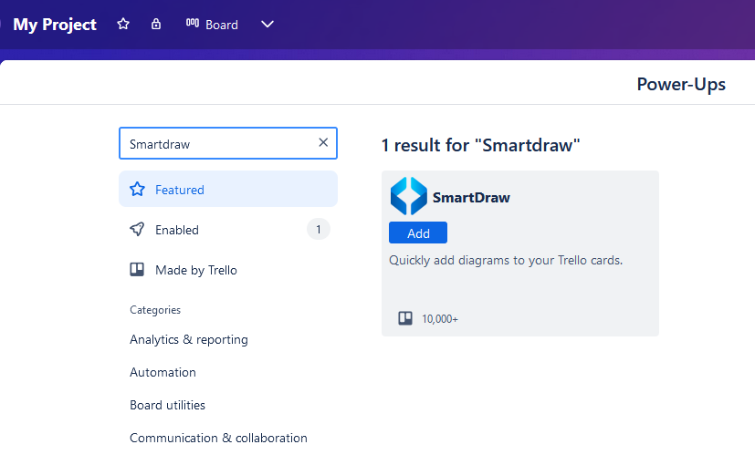 Enable SmartDraw