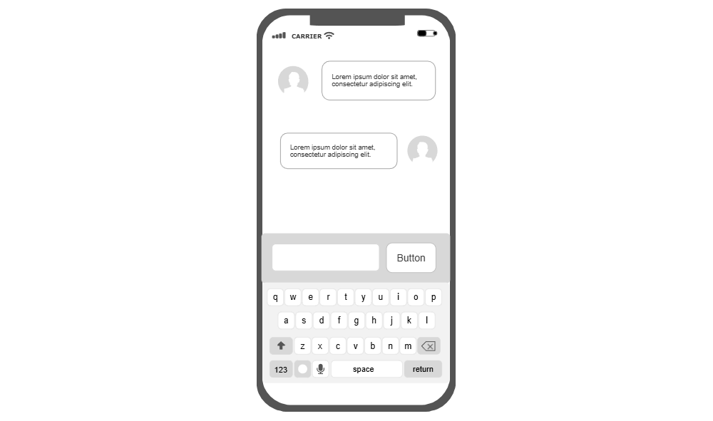 Example Image: iOS - Messaging