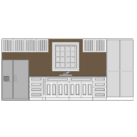 Kitchen Elevation - 1