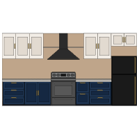 Kitchen Elevation Plan