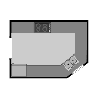 Country Kitchen Floor Plan