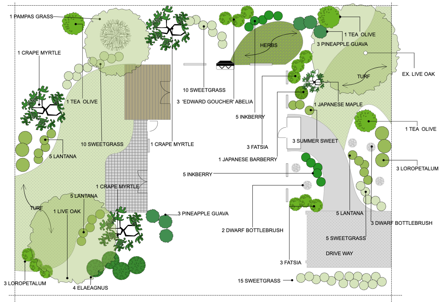 Landscape design example