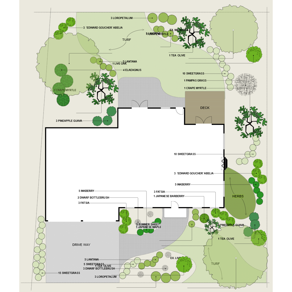 Example Image: Residential Landscape Plan
