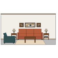 Living Room Elevation - 1