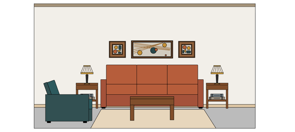 Example Image: Living Room Elevation - 1