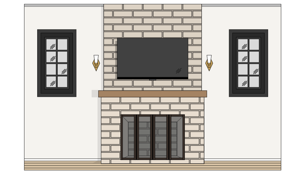 Example Image: Living Room Elevation - 2