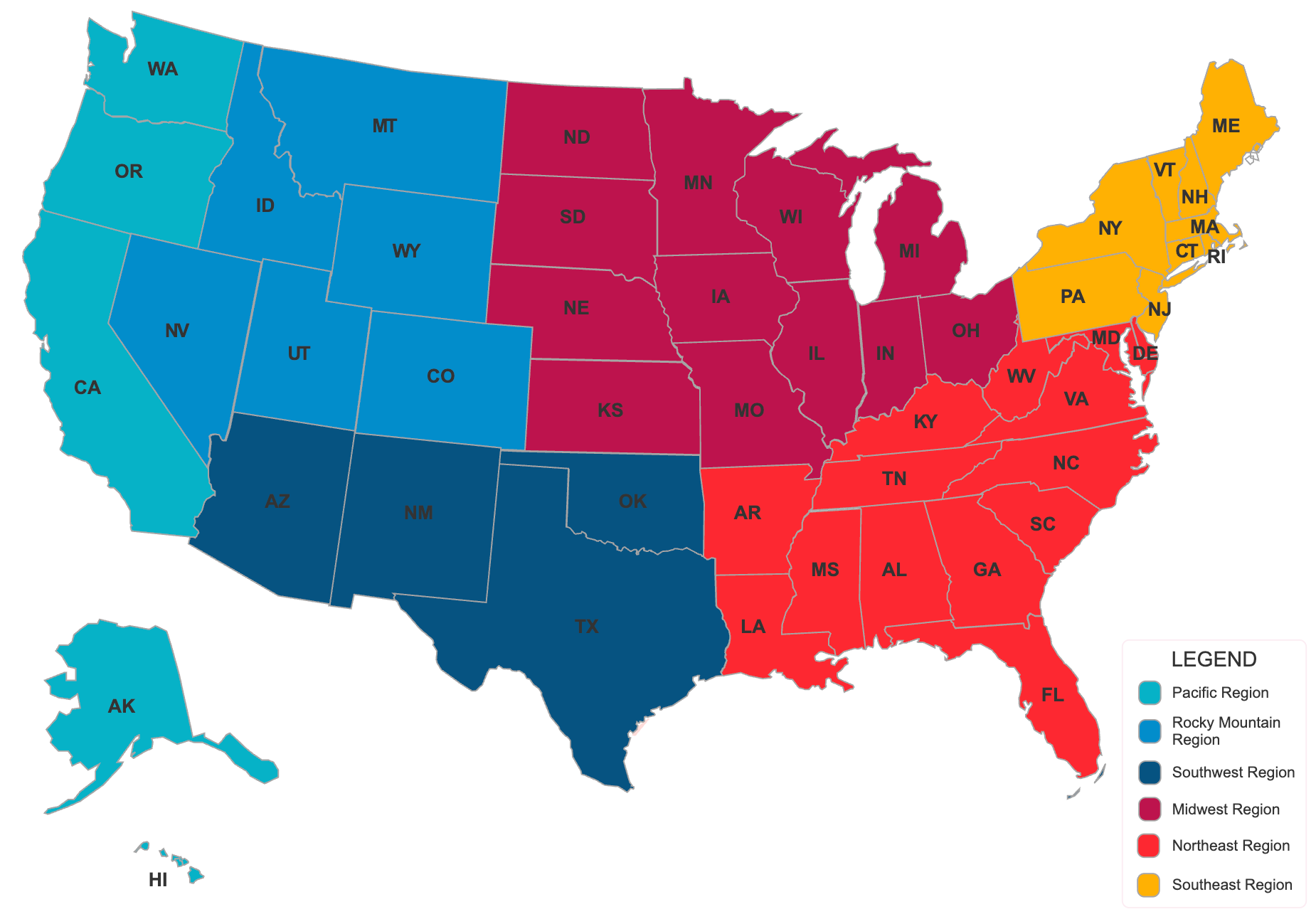 Editable US Maps