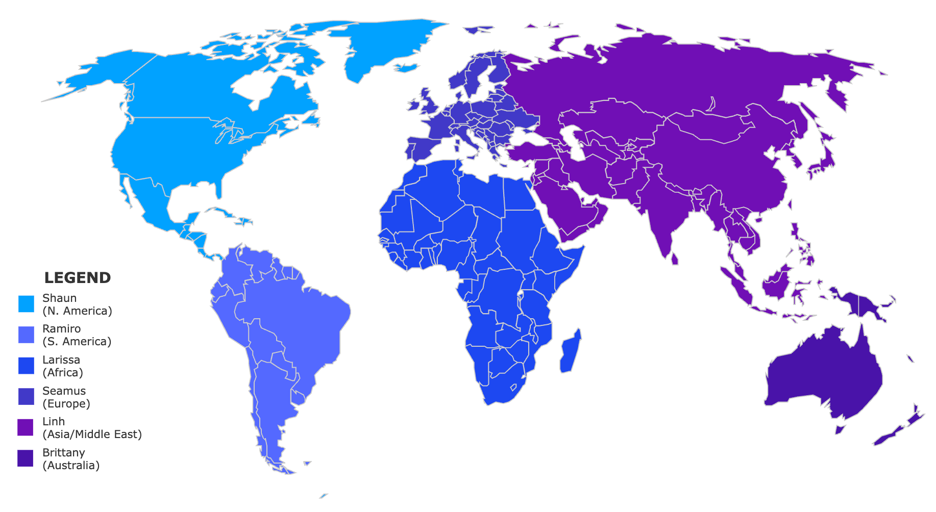 Editable World Maps