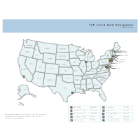 Daily US Newspaper Map