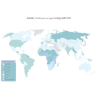 HIV World Map