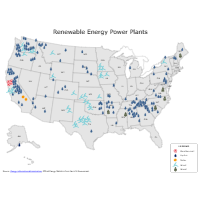 Renewable Energy Power Plant Map