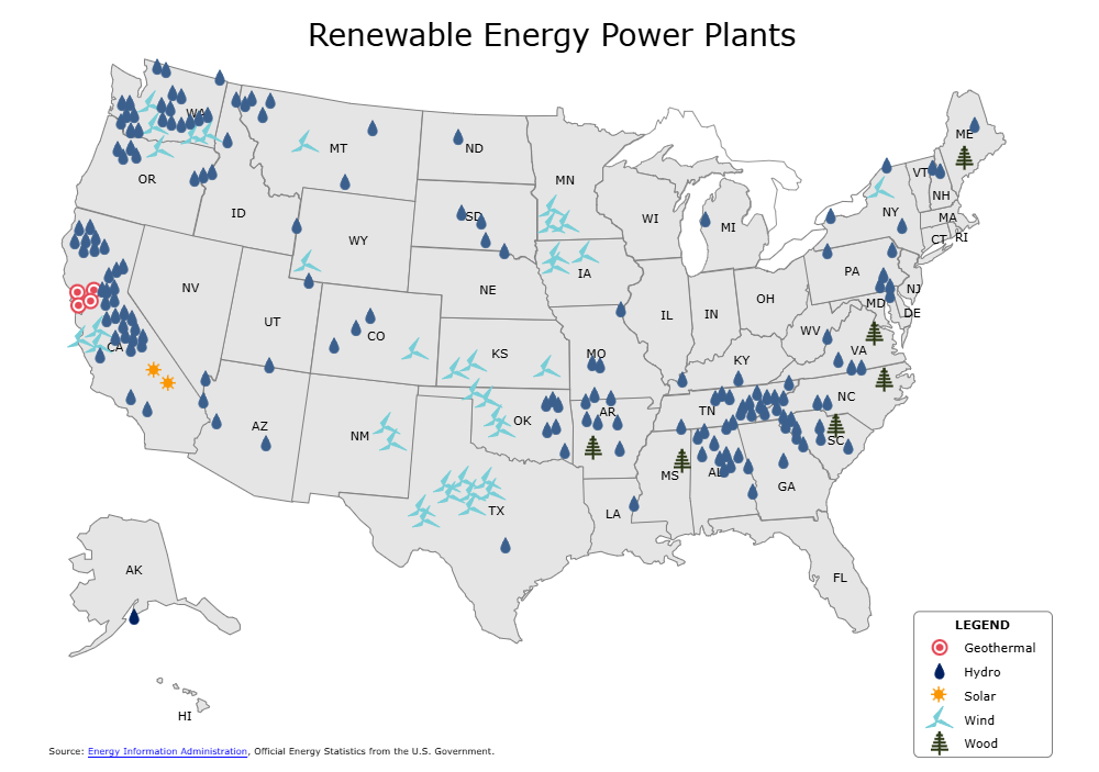 Example Image: Renewable Energy Power Plant Map