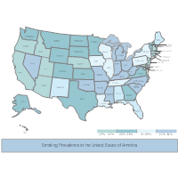 Smoking in the USA Map