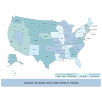 Smoking in the USA Map