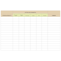 Criteria Decision Matrix