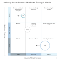Industry Attractiveness-Business Strength Matrix