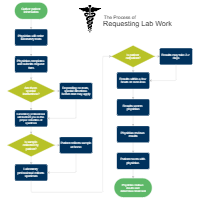 Requesting Lab Work - Medical Process Flowchart