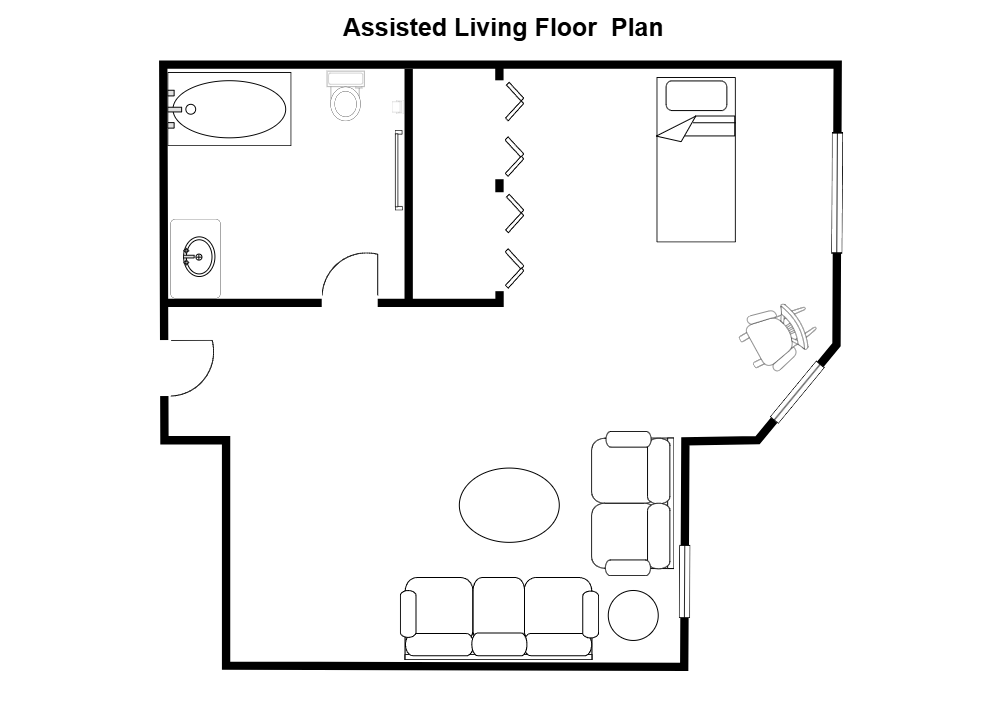 Example Image: Assisted Living Floor Plan