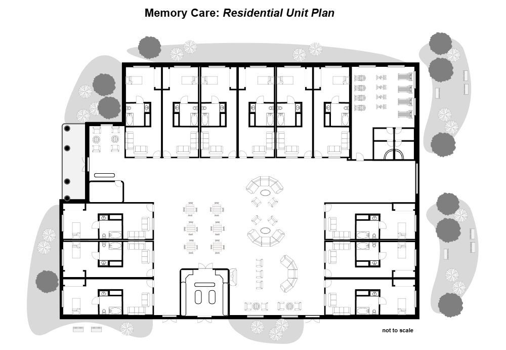 Example Image: Residential Nursing Home Unit Plan