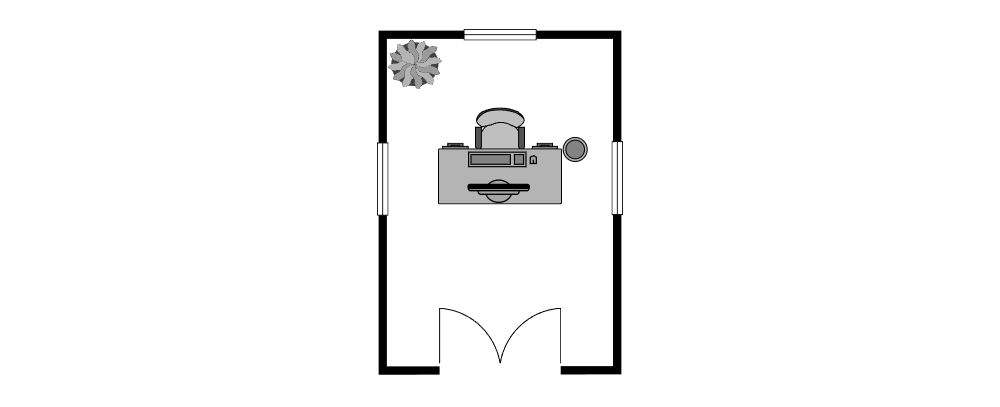Example Image: Office 9x13