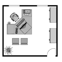 Office Floor Plan 14x13